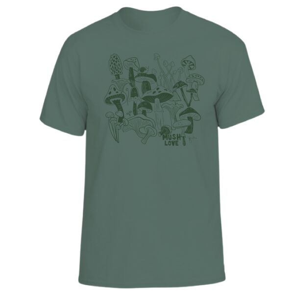 Mushroom T-Shirt (Green) Thumbnail